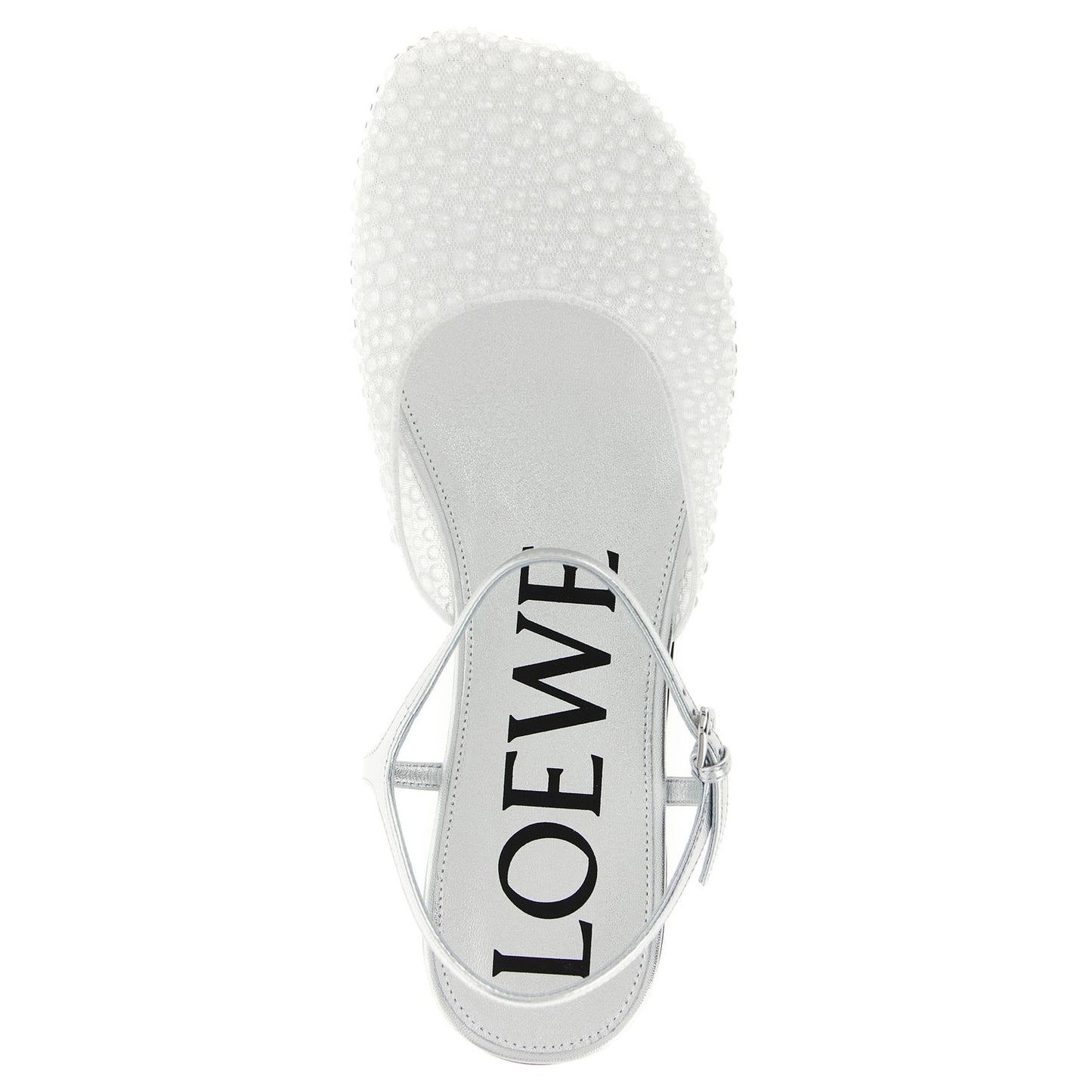 Loewe White Polyamide Ballet Flats