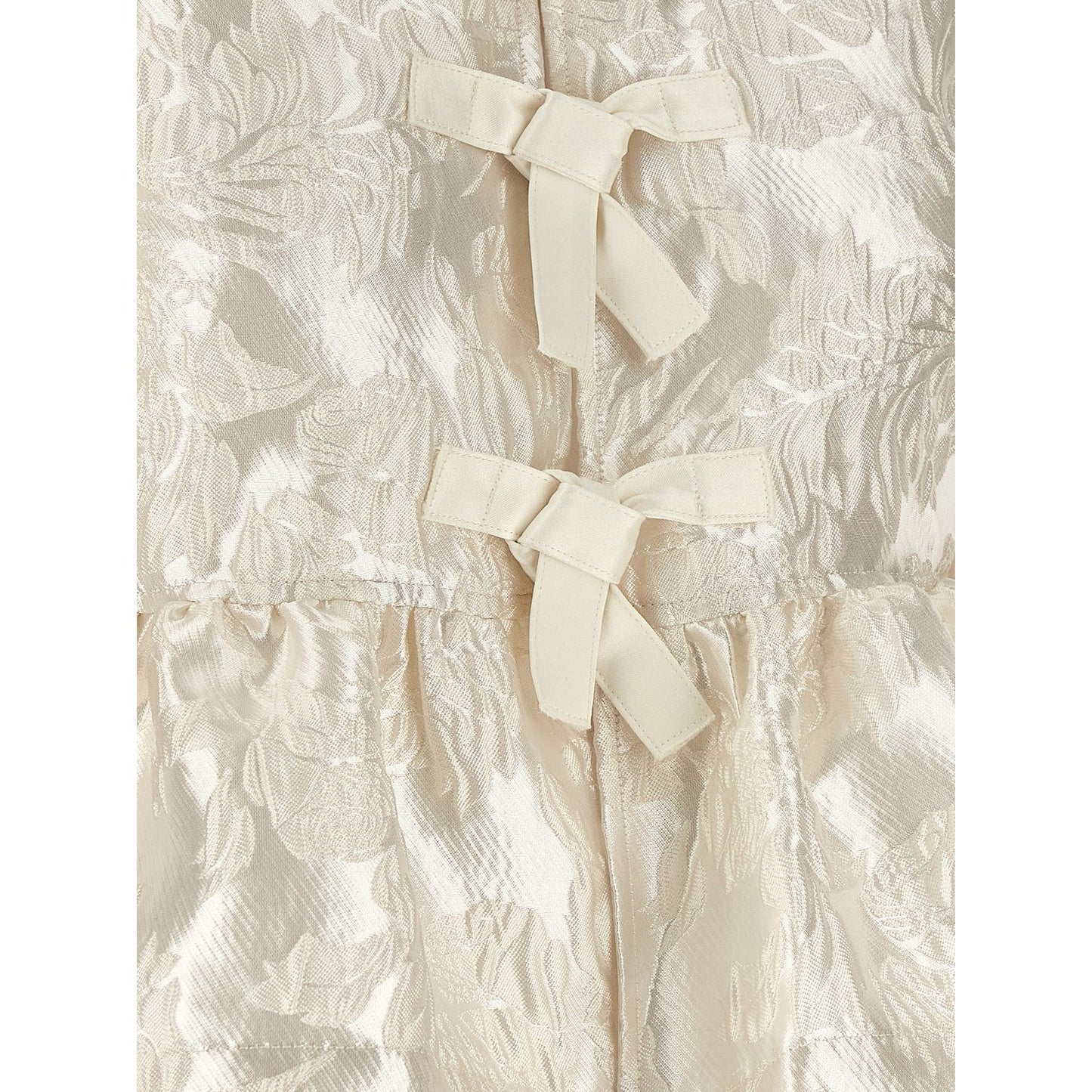 Ganni White Polyester Blouse