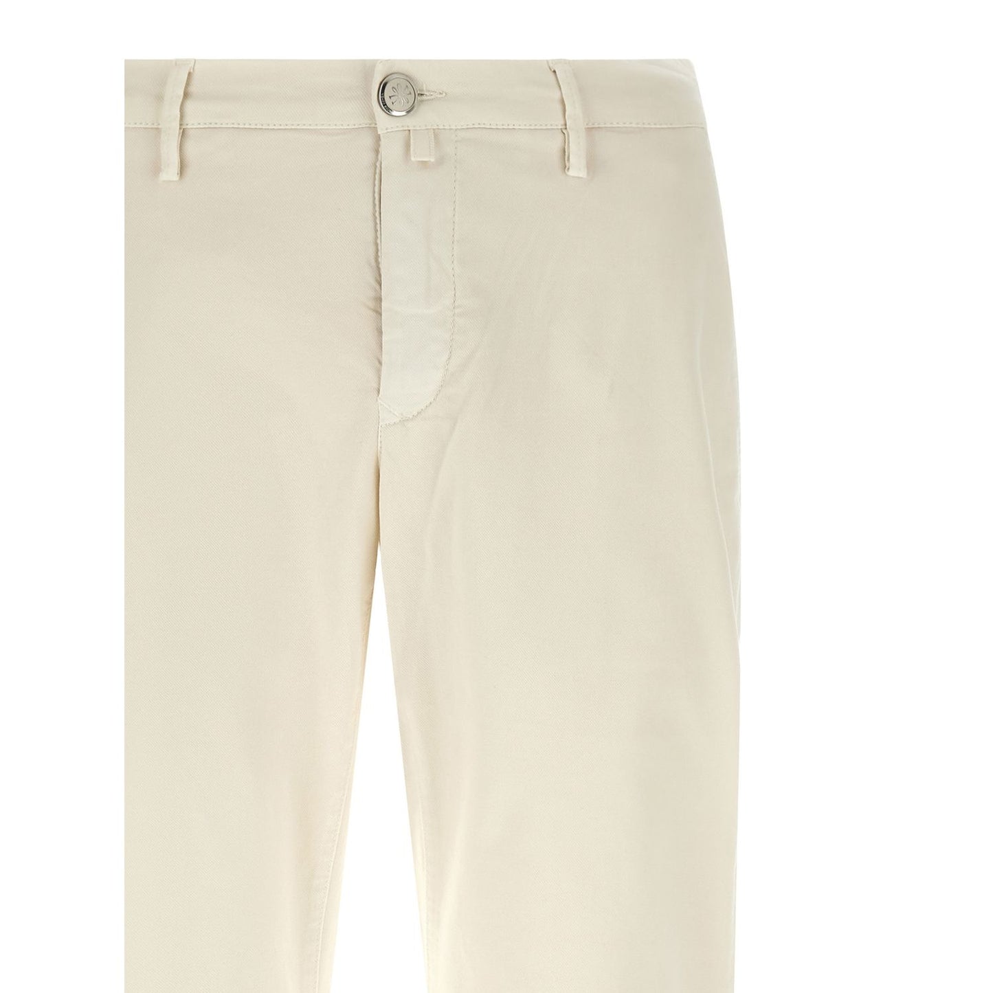 Jacob Cohen White Cotton Chino Pants