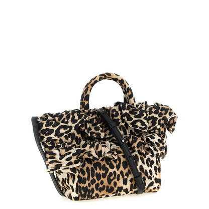 Ganni Brown Polyamide Handbag