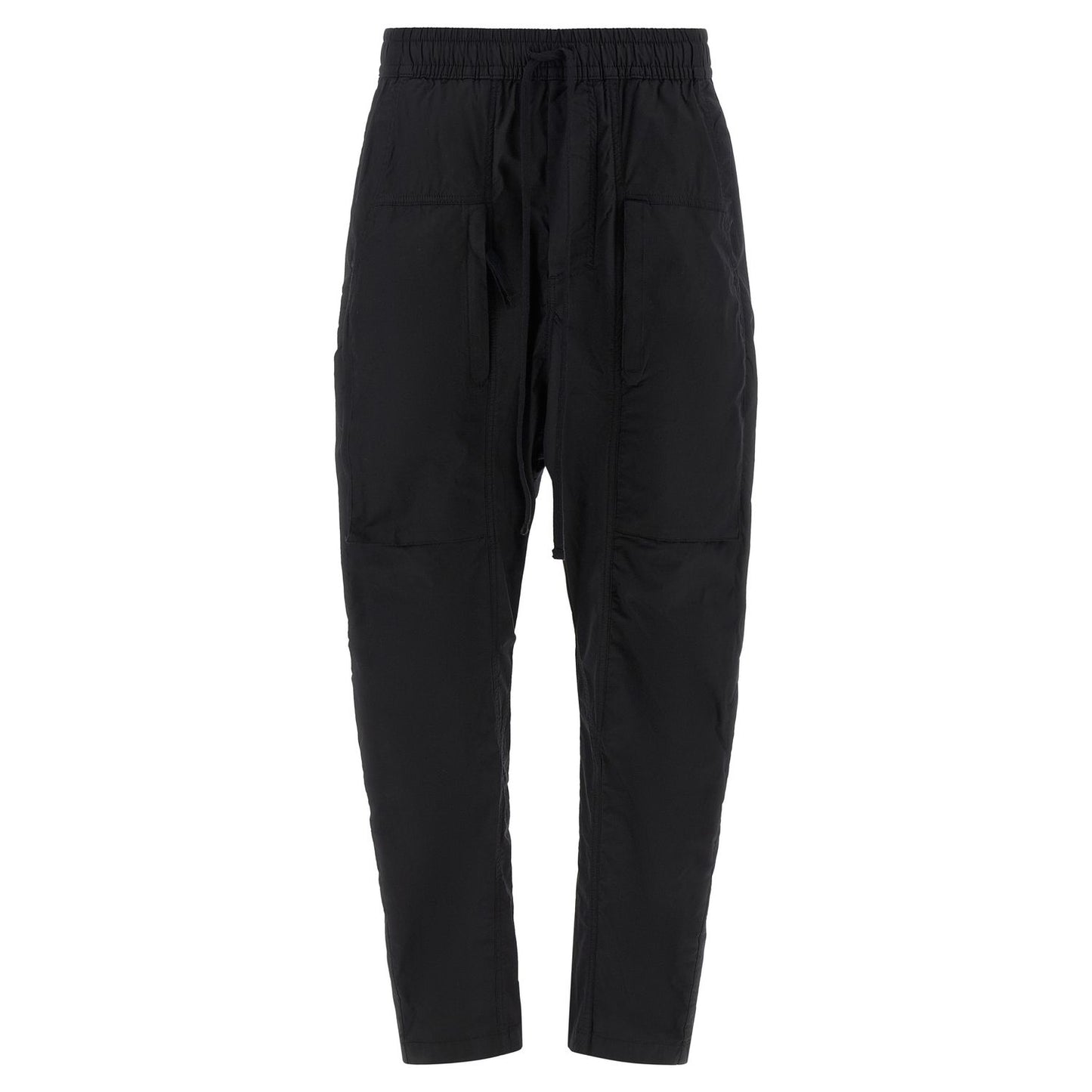 Thom Krom Black Cotton Casual Pants