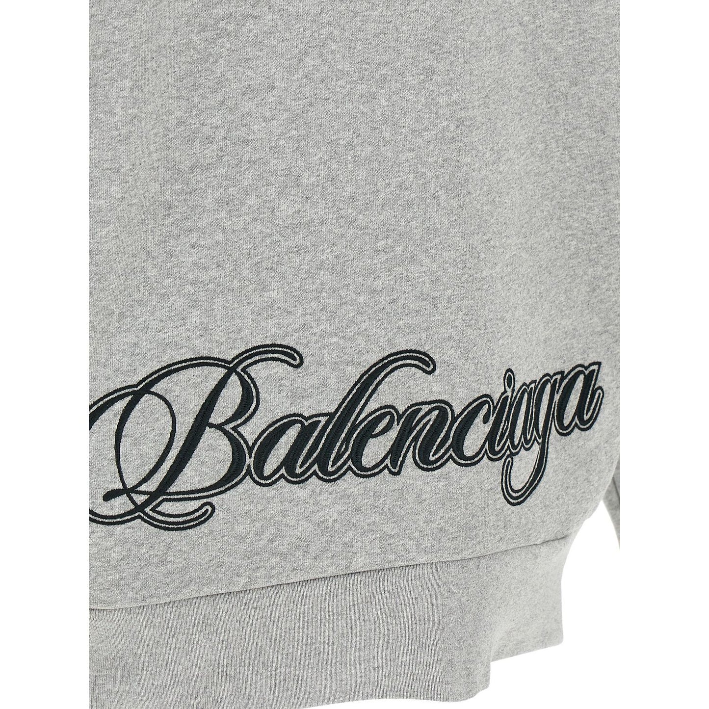 Balenciaga Gray Cotton Sweatshirt