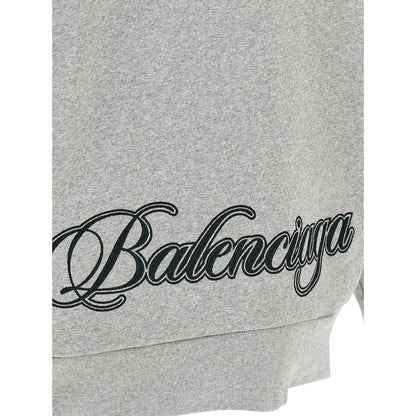 Balenciaga Gray Cotton Sweatshirt