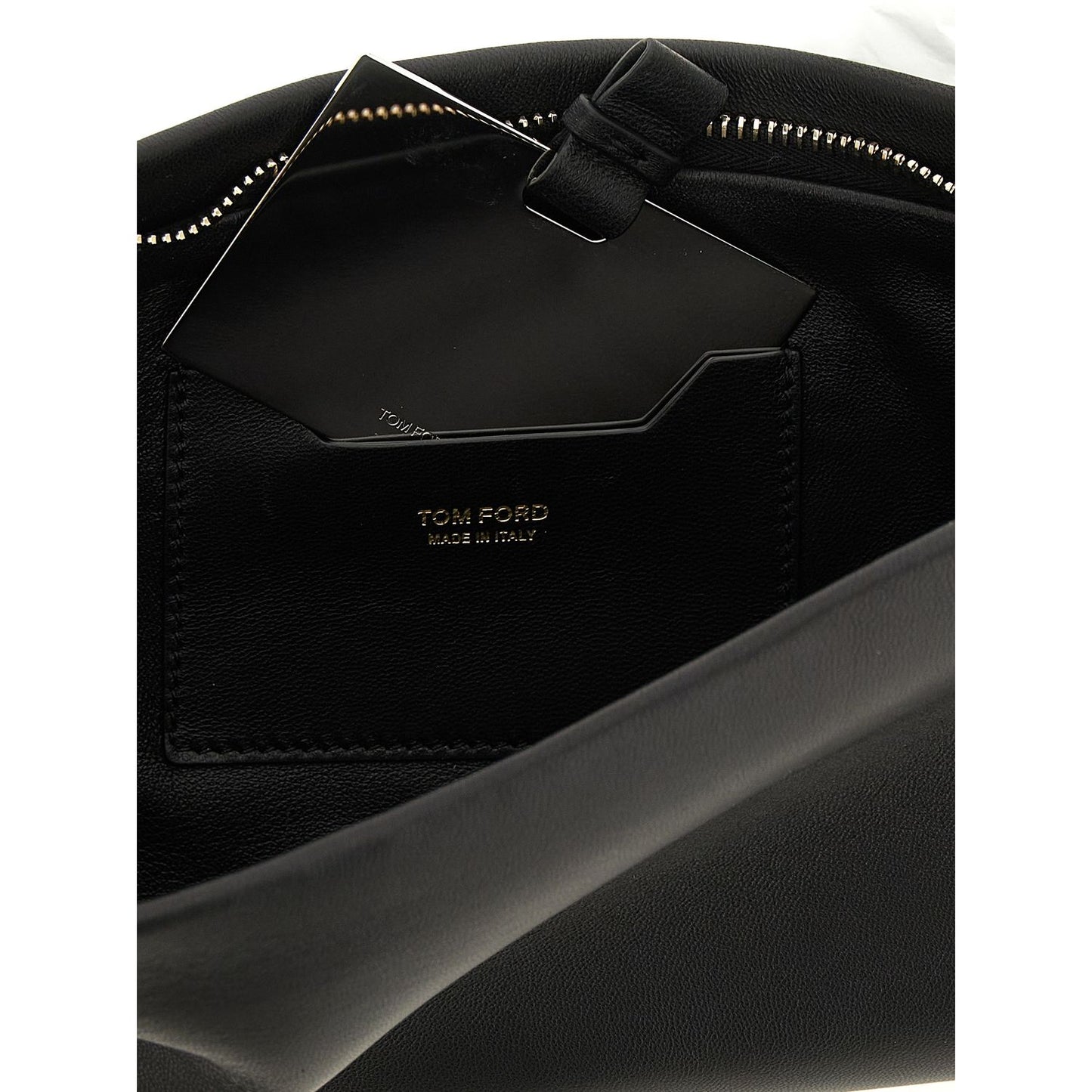 Tom Ford Black Lambskin Clutch Bag