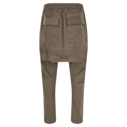 Rick Owens Gray Cotton Casual Pants