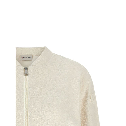 Moncler White Polyester Cardigan