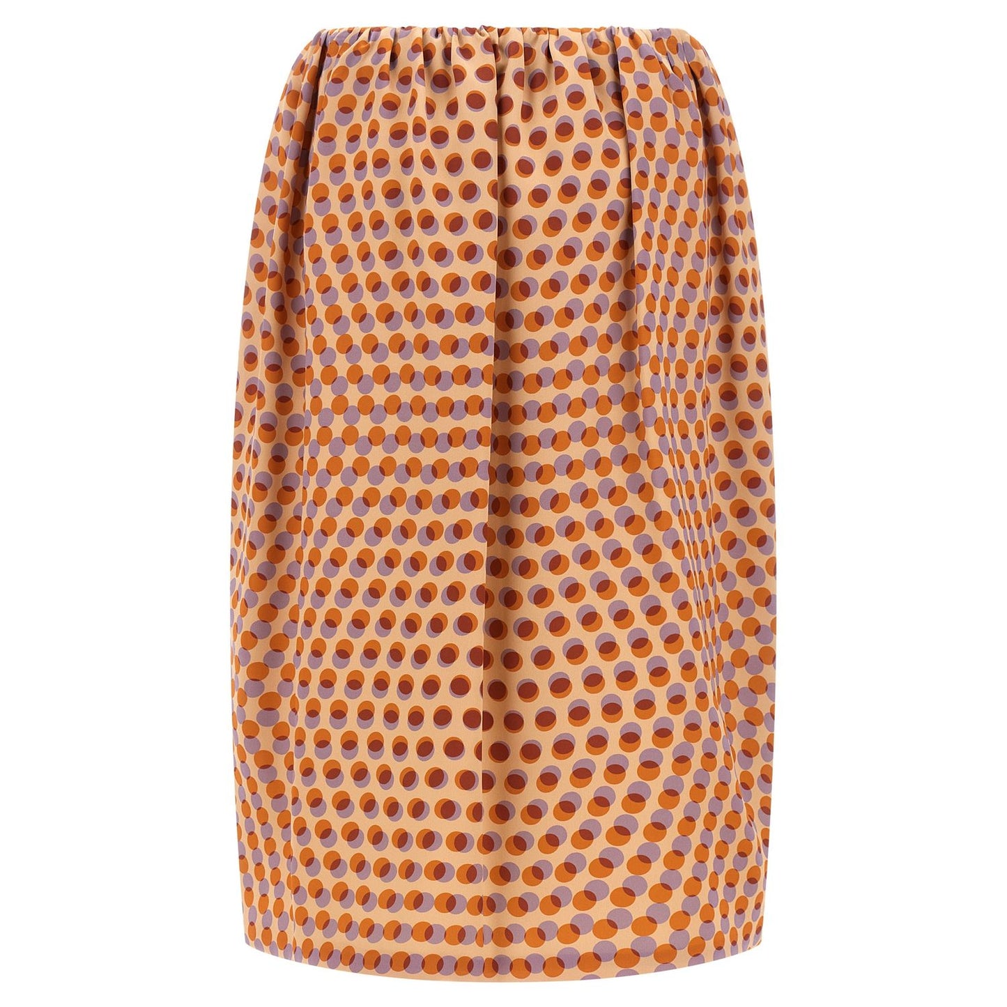 Dries Van Noten Multicolor Silk Midi Skirt