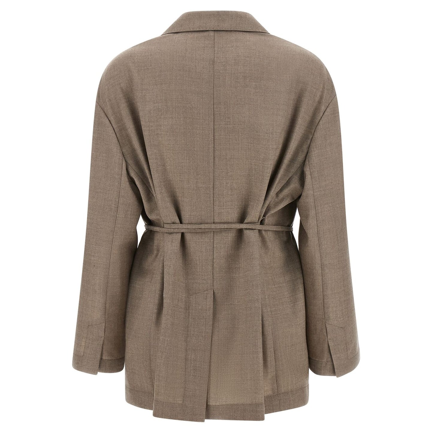 Brunello Cucinelli Beige Virgin Wool Blazer