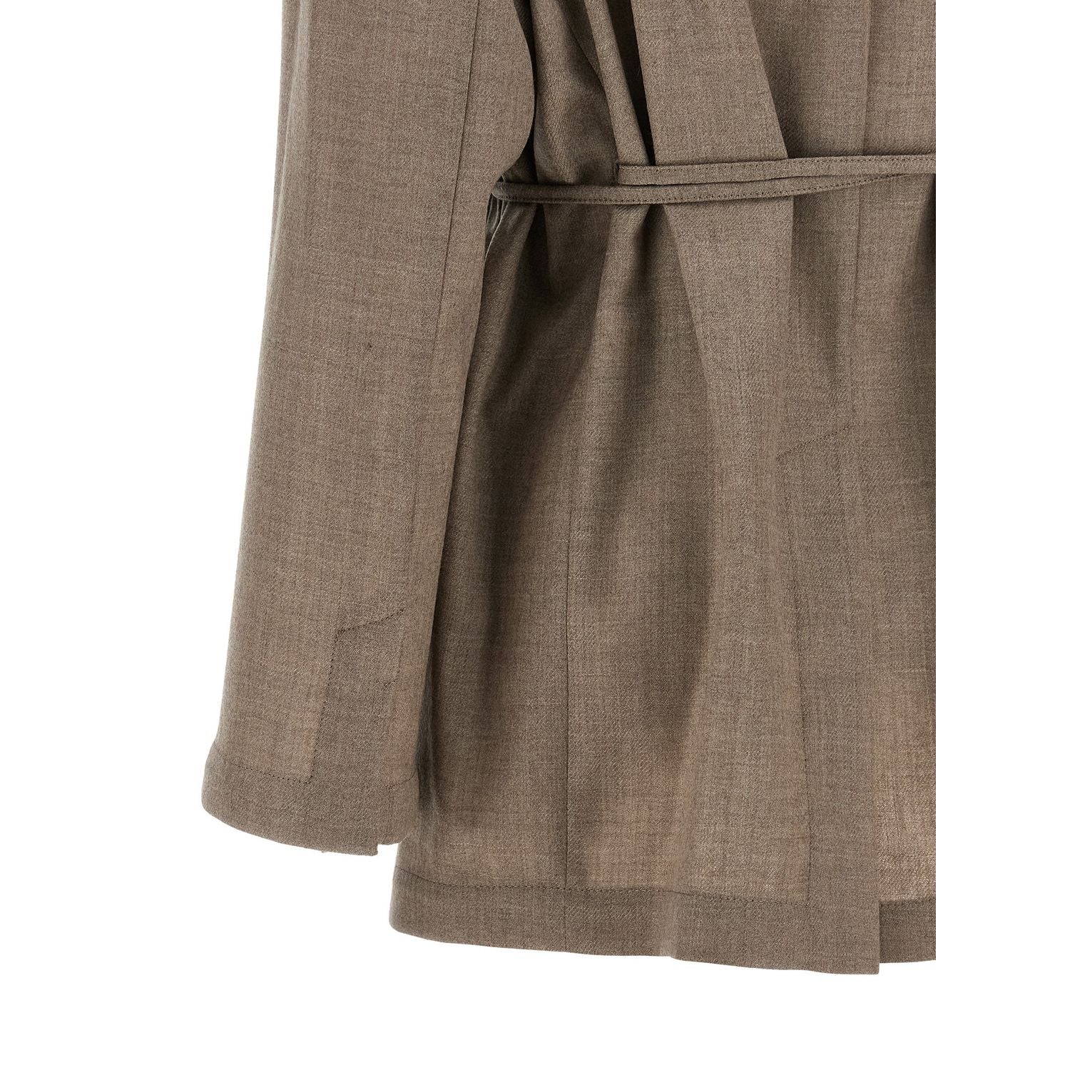Brunello Cucinelli Beige Virgin Wool Blazer