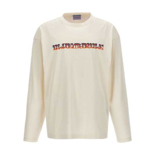 Bluemarble White Cotton T-Shirt