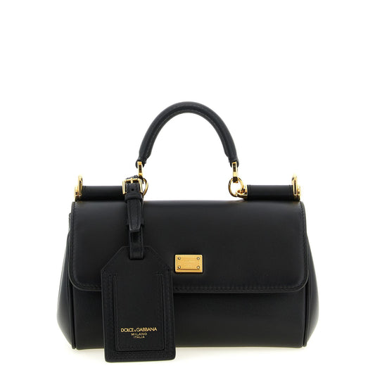 Dolce & Gabbana Black Calfskin Handbag