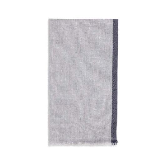 Brunello Cucinelli Gray Cashmere Scarf