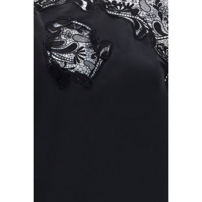 Ferragamo Black Silk Cocktail Dress
