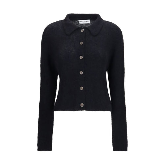 Our Legacy Black Alpaca Vicugna Pacos Cardigan
