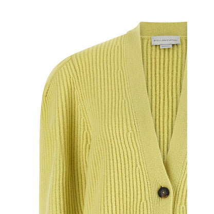 Stella McCartney Bicolor Virgin Wool Cardigan
