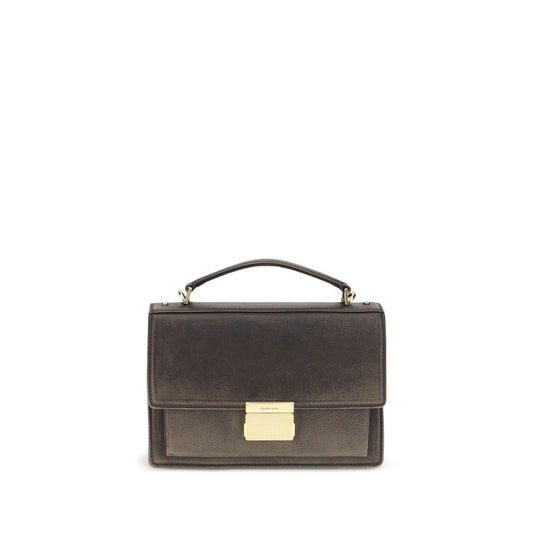 Golden Goose Brown Calf Leather Bos Taurus Handbag