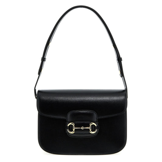 Gucci Black Leather Shoulder Bag