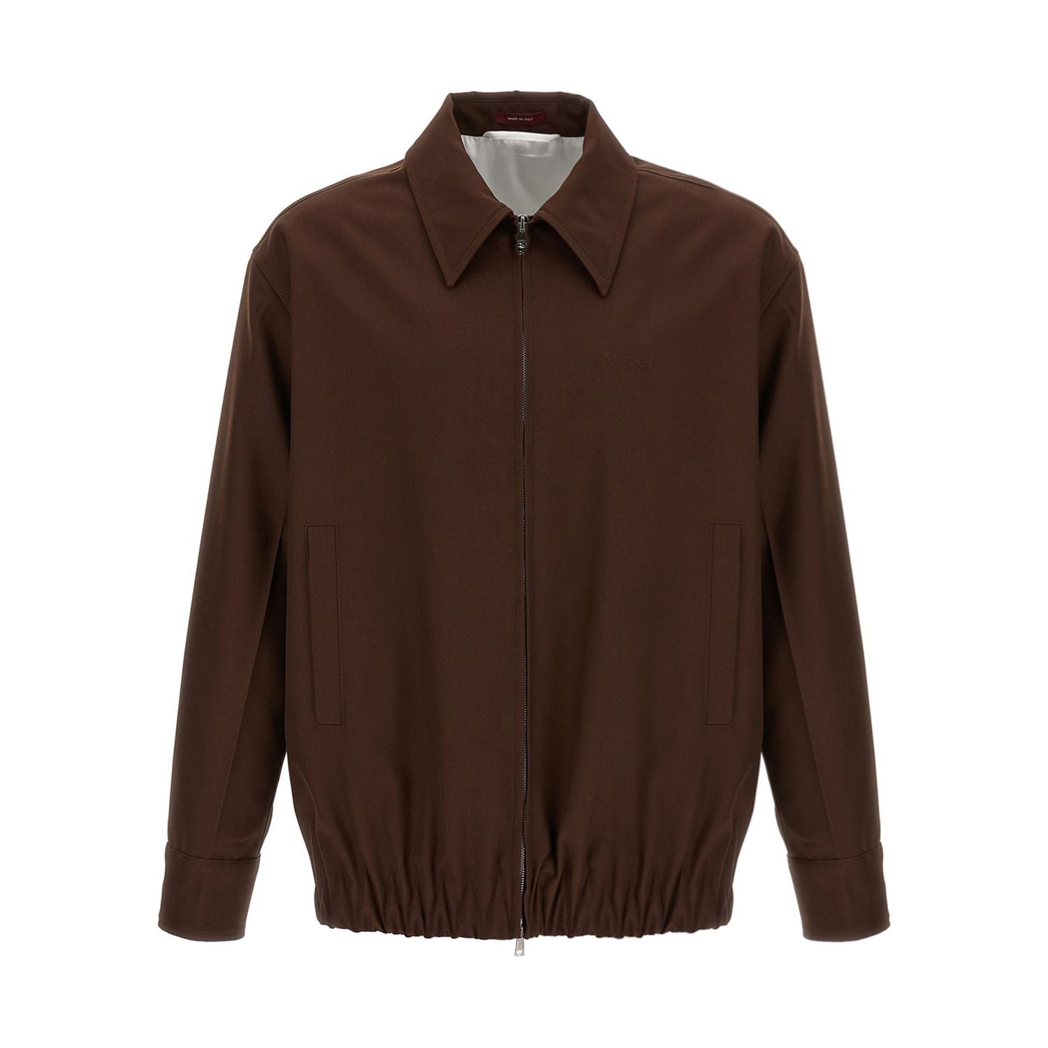 Gucci Brown Wool Full-Length Jacket