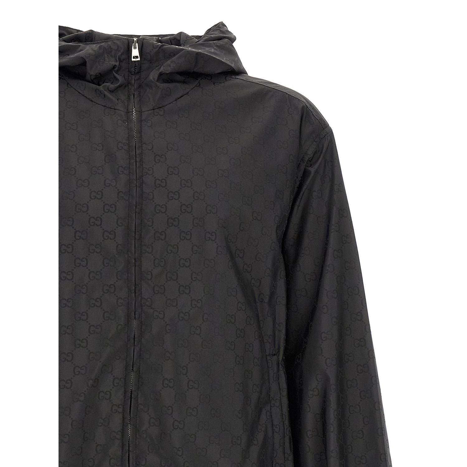 Gucci Black Polyamide Shell Jacket