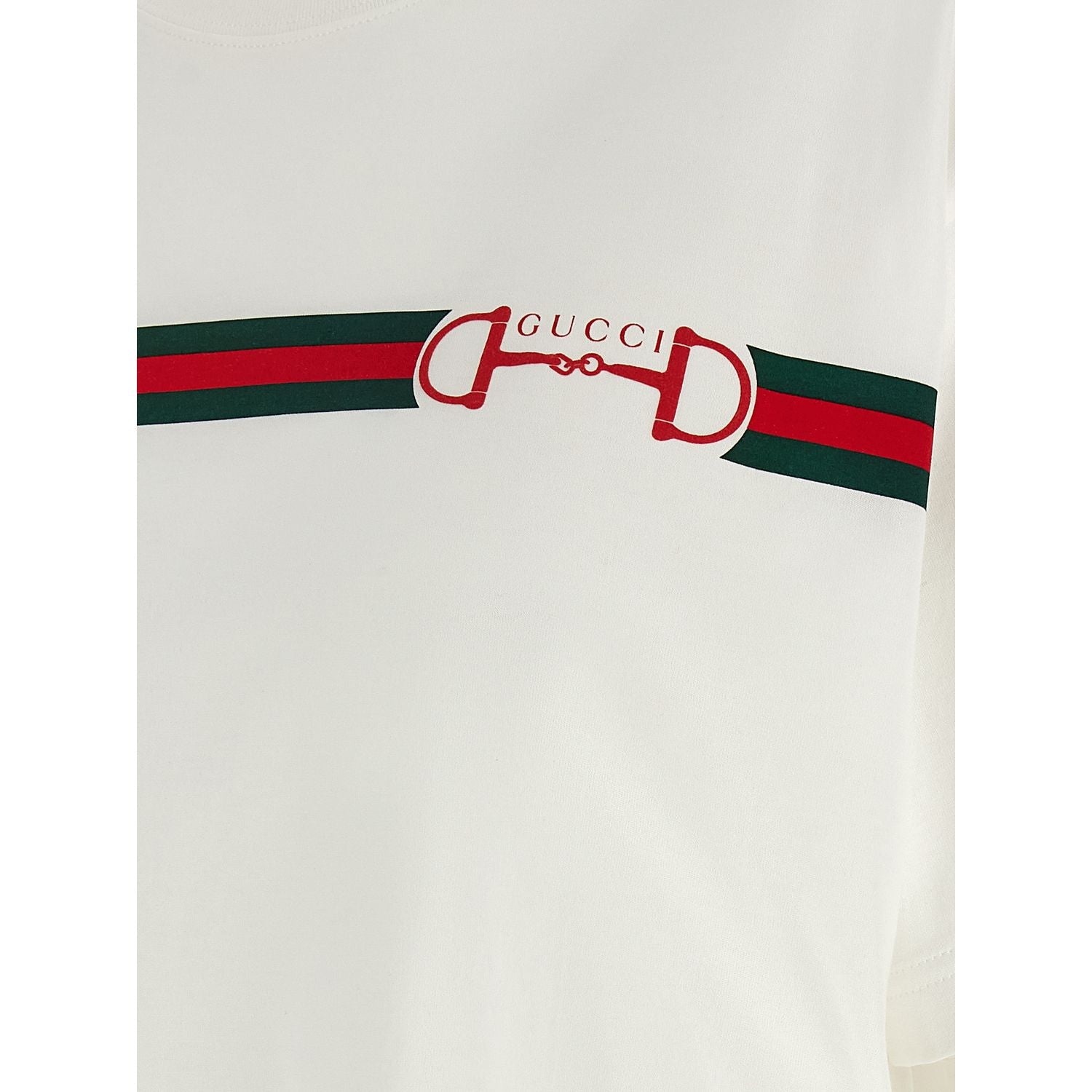 Gucci White Cotton T-Shirt