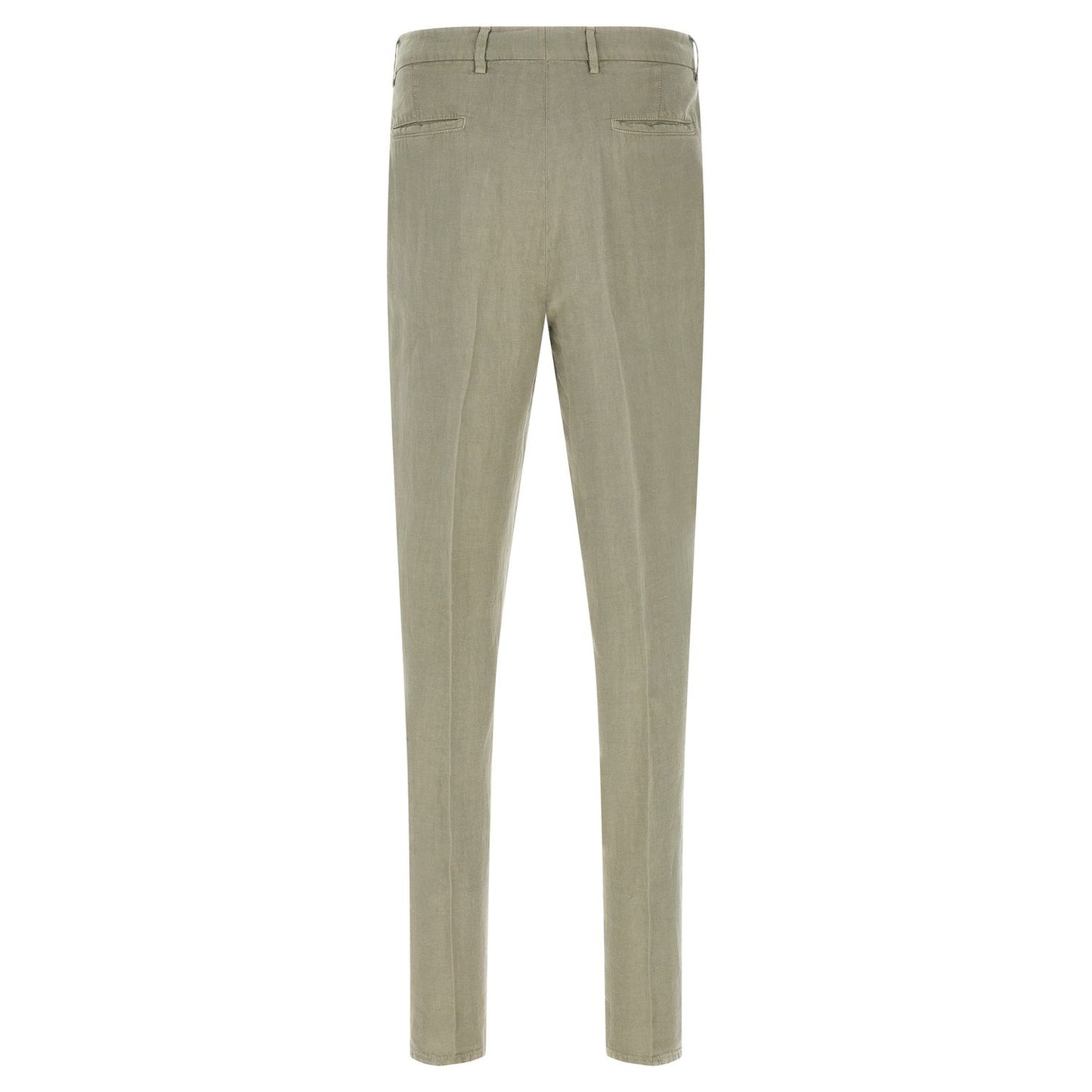 Brunello Cucinelli Bicolor Linen Casual Pants