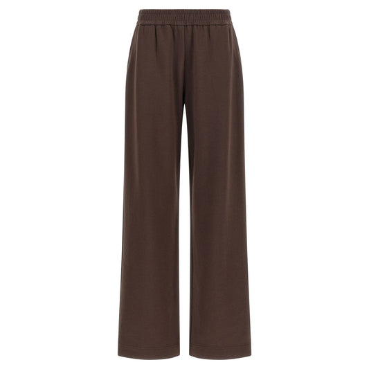 Moncler Brown Cotton Joggers (Workout Pants)