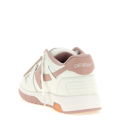 Off-White Multicolor Calfskin Athletic Sneakers