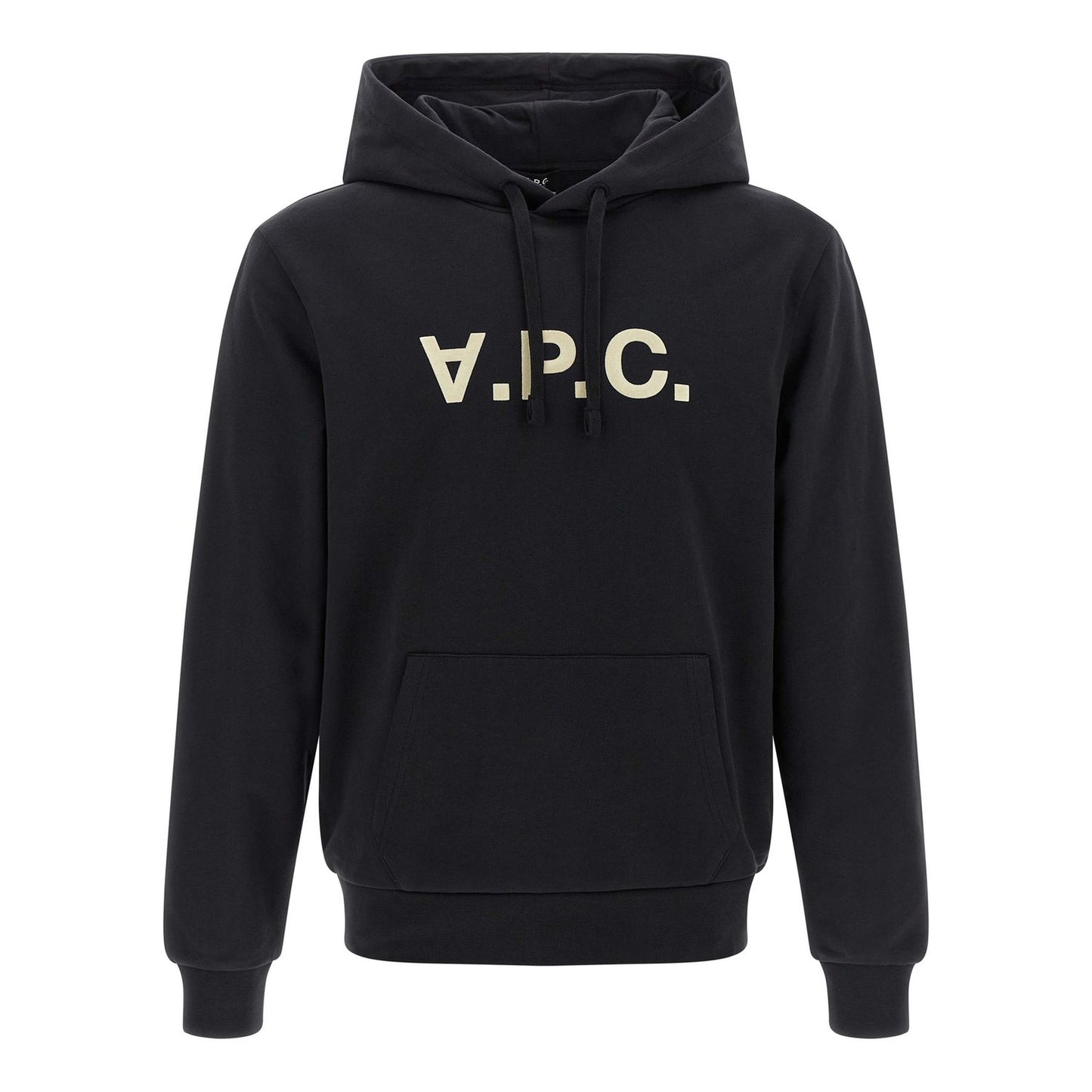 A.P.C. Black Cotton Hoodie