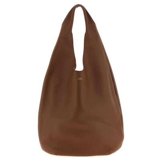 A.P.C. Brown Cowhide Shoulder Bag