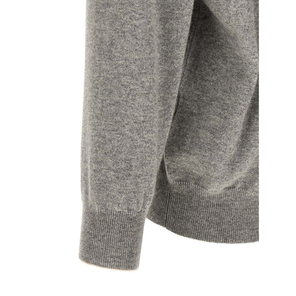 Brunello Cucinelli Gray Cashmere Cardigan