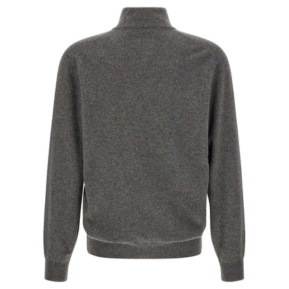 Brunello Cucinelli Gray Cashmere Cardigan
