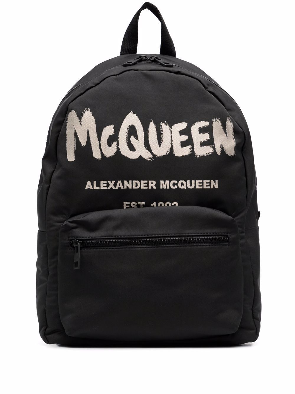 Alexander McQueen Graffiti Metropolitan Backpack Backpacks Alexander Mcqueen