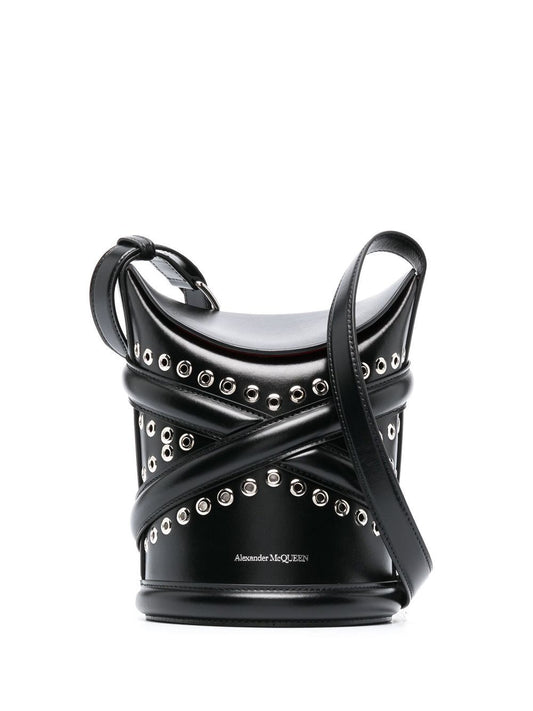 Alexander McQueen The Curve Studded Crossbody Bag