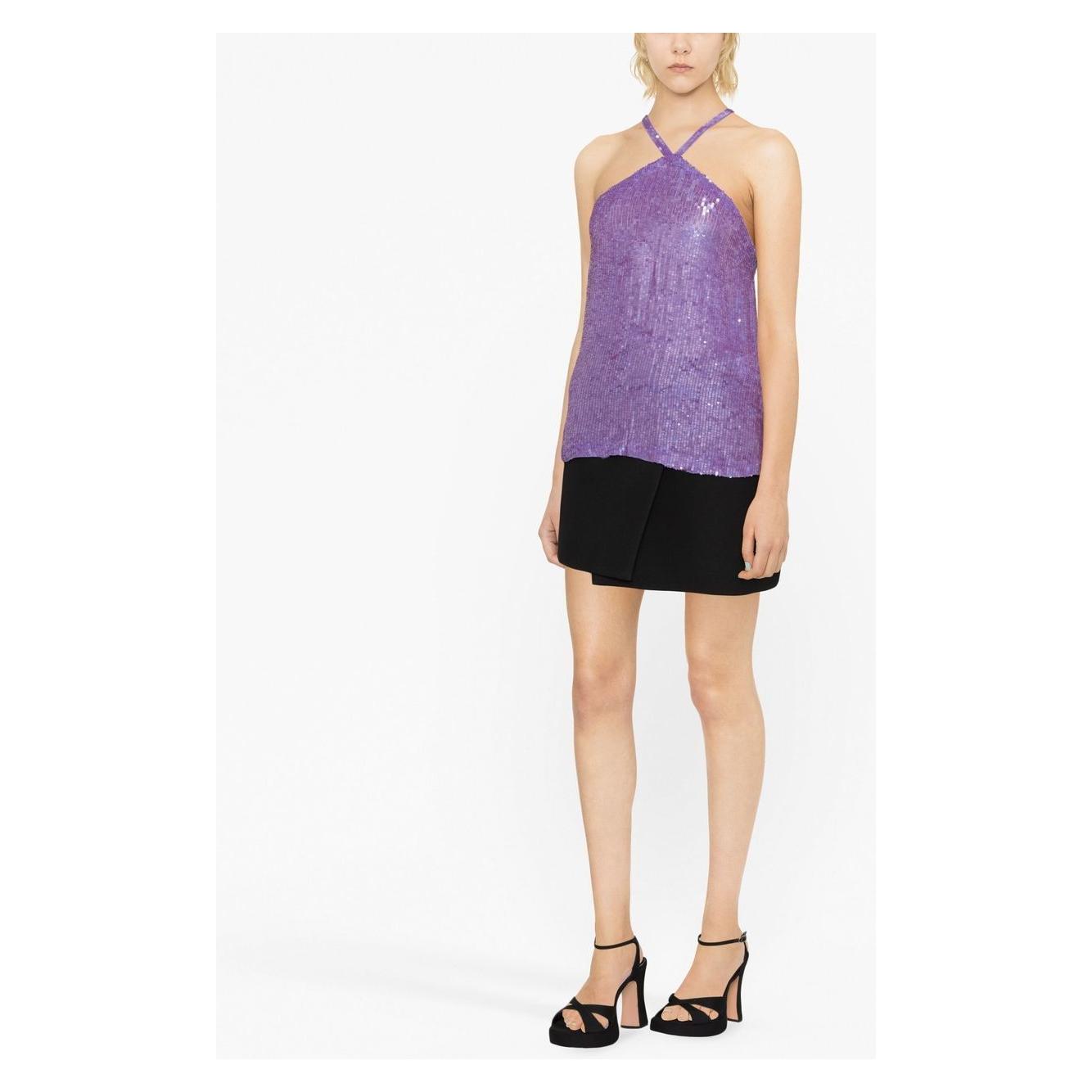 Parosh Top Purple Topwear Parosh