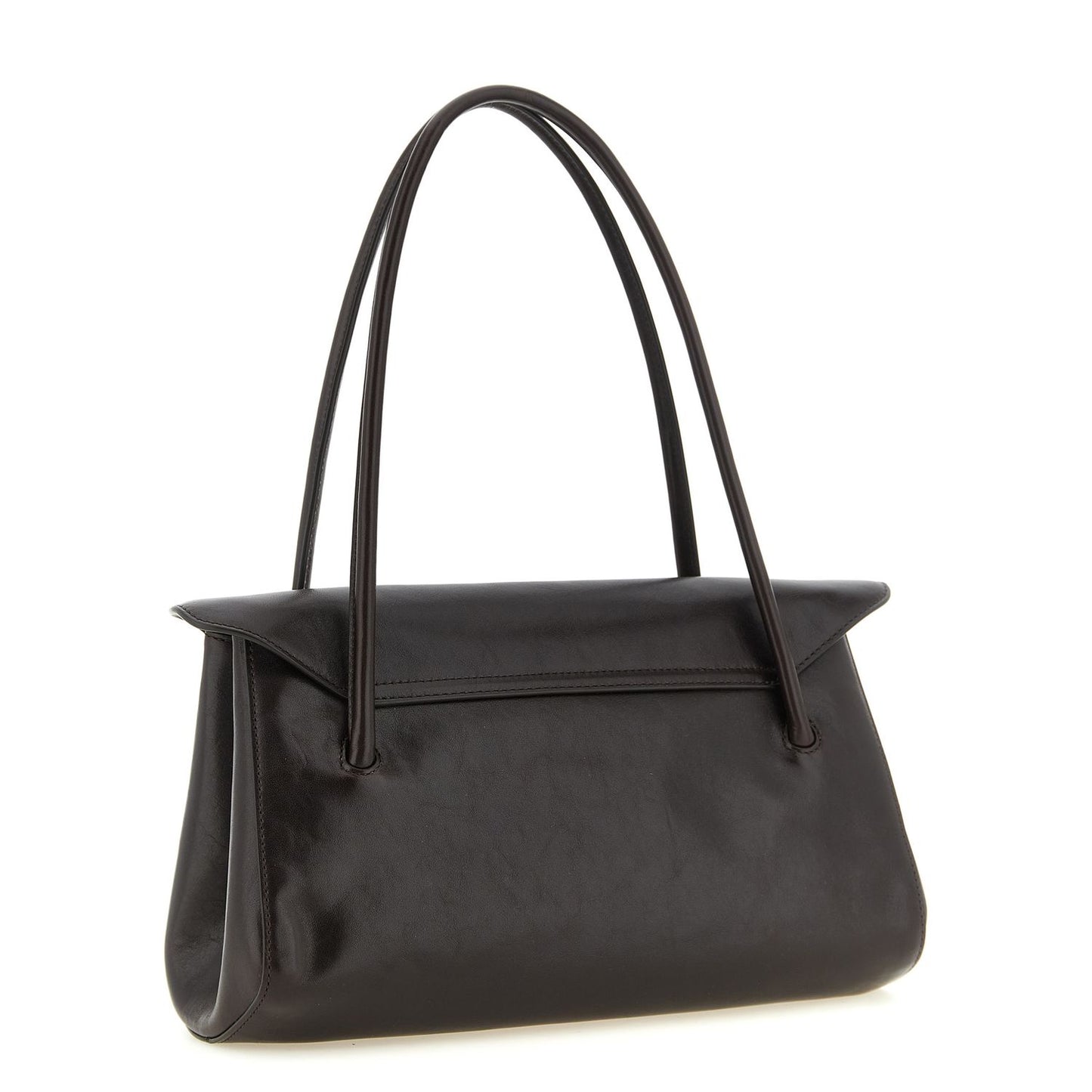 Marni Brown Calfskin Shoulder Bag