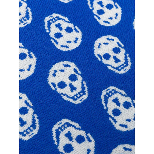 Alexander McQueen Scarfs Blue