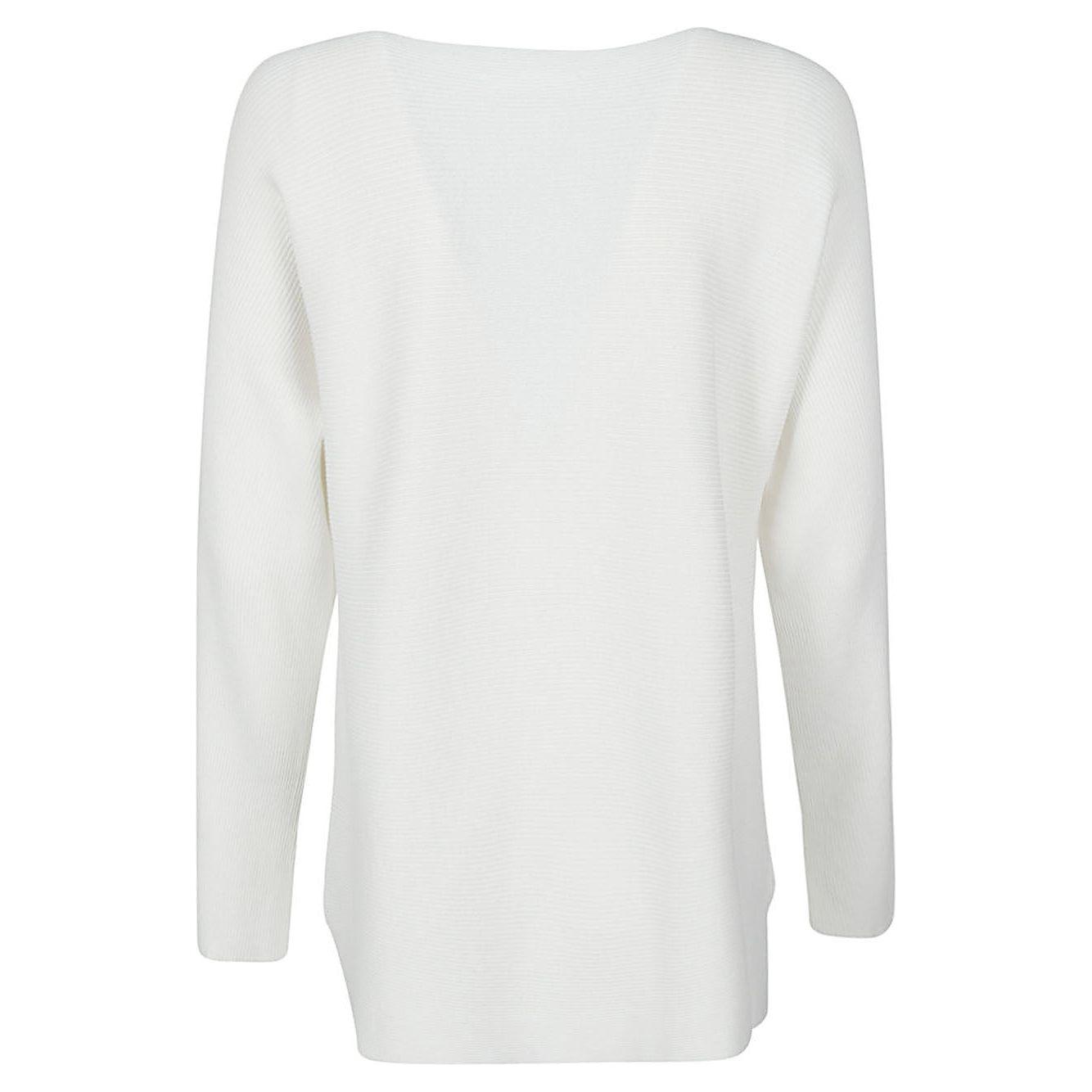 Liviana Conti Sweaters White Topwear Liviana Conti