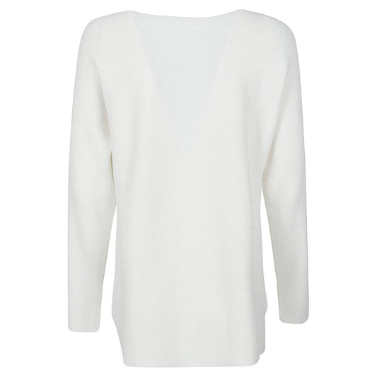 Liviana Conti Sweaters White Topwear Liviana Conti