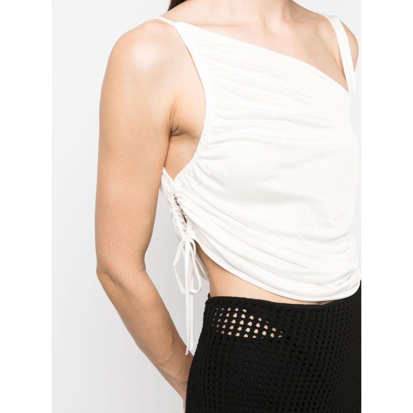 Andrea Adamo Top White Topwear Andrea Adamo