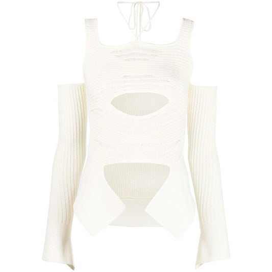 Andrea Adamo Top White Topwear Andrea Adamo