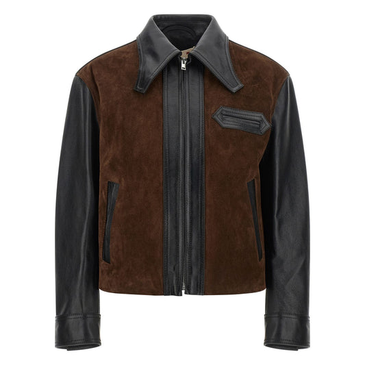 Marni Black Calfskin Leather Jacket