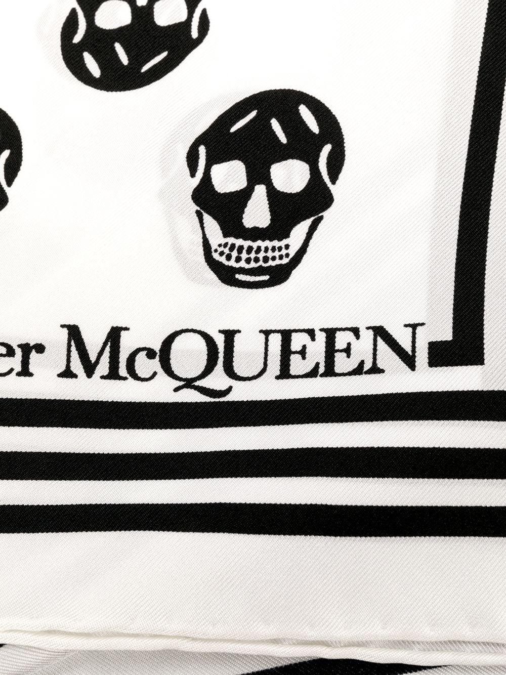 Alexander McQueen Scarfs White Scarves Hats & Gloves Alexander Mcqueen