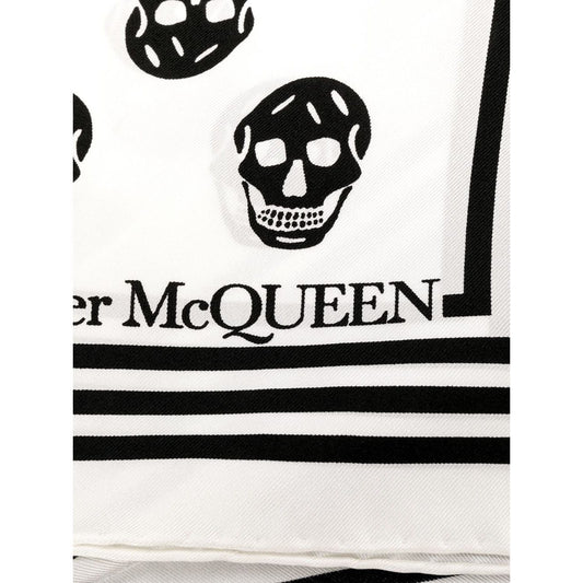 Alexander McQueen Scarfs White Scarves Hats & Gloves Alexander Mcqueen