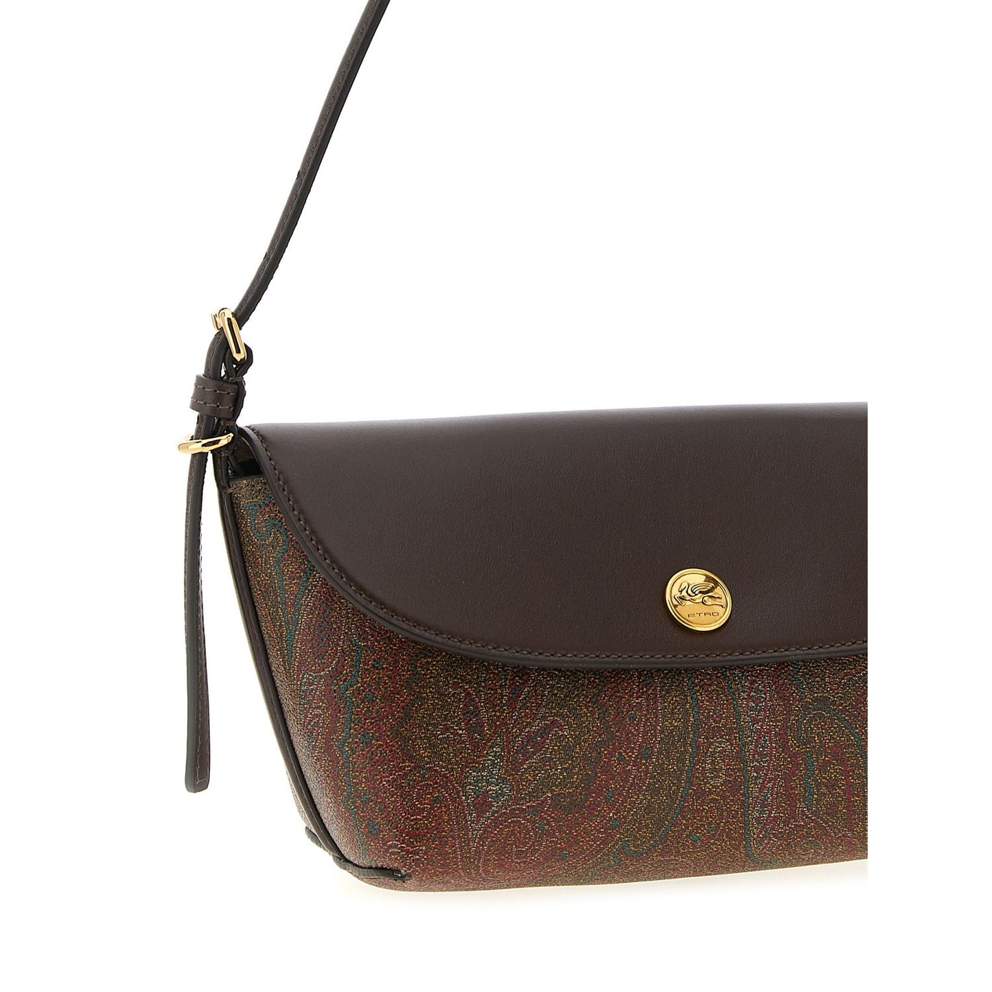 Etro Multicolor Cotton Shoulder Bag