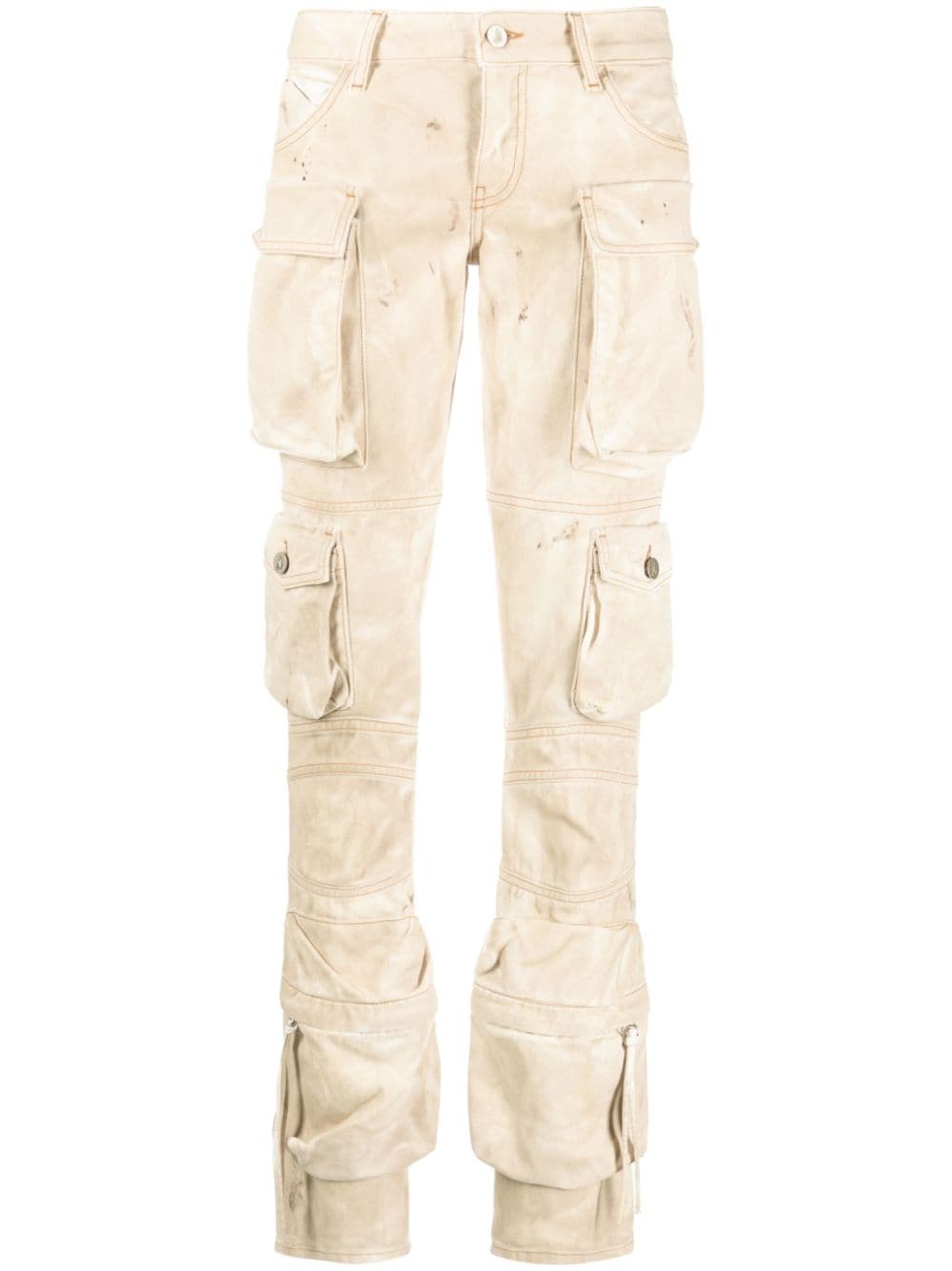 The Attico Trousers Beige Trousers The Attico