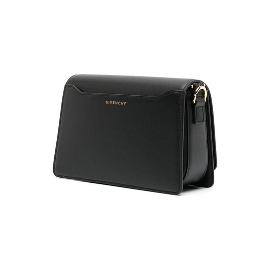 Givenchy logo-plaque leather shoulder Bag Black Shoulder Givenchy