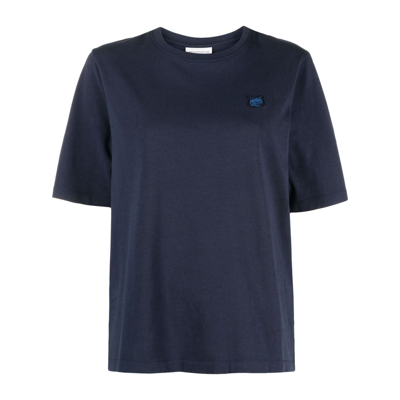 MAISON KITSUNE' T-shirts and Polos Blue Topwear Maison Kitsune