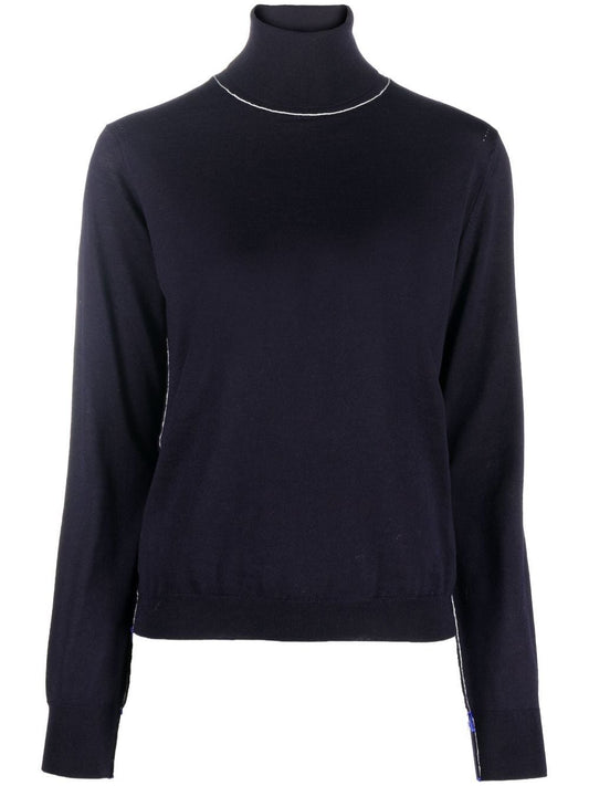 Maison Margiela Sweaters Blue Topwear Maison Margiela