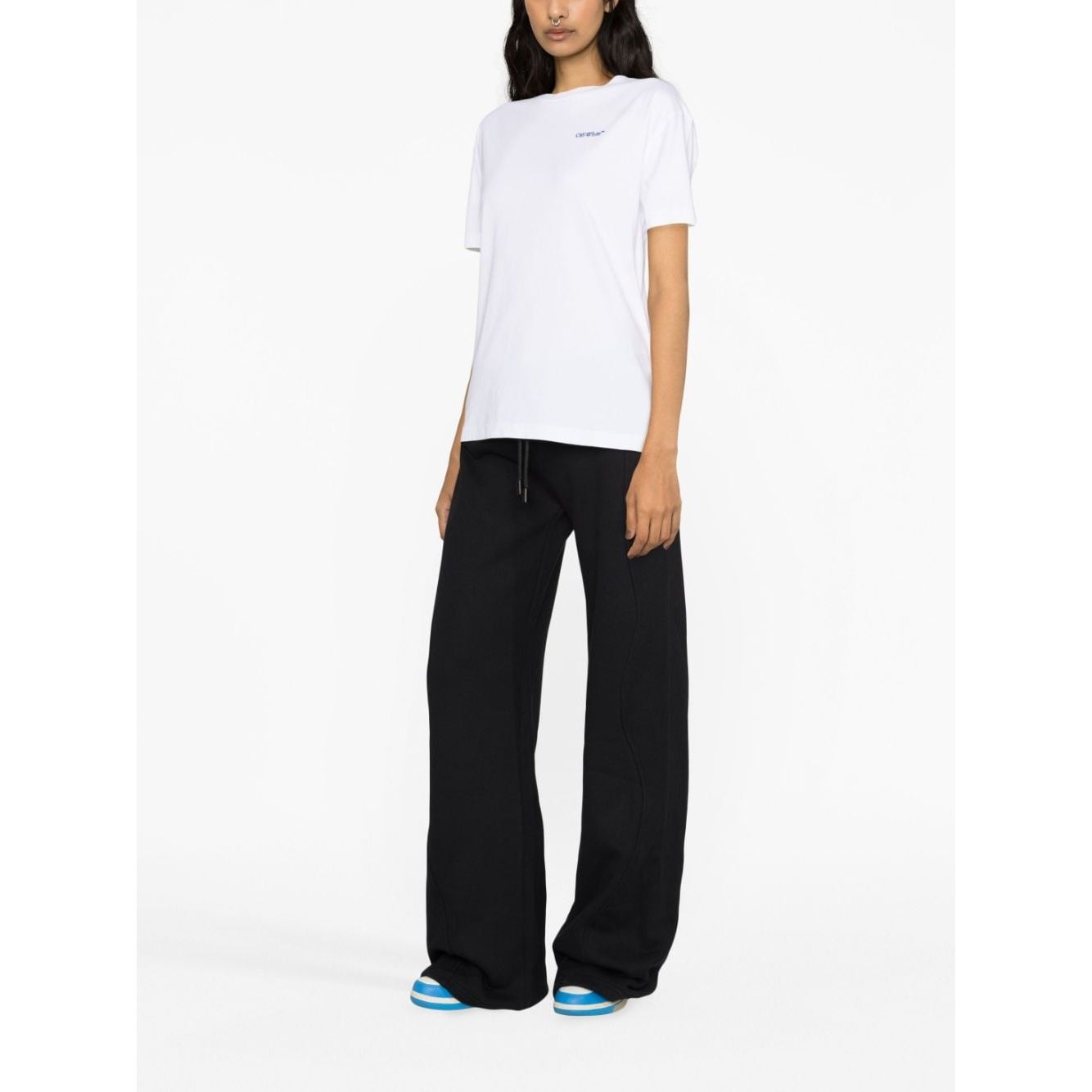 Off White Trousers Black Trousers Off White