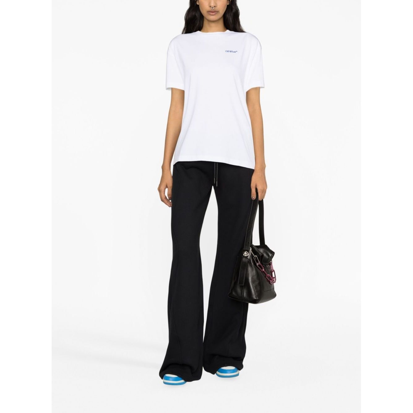 Off White Trousers Black Trousers Off White